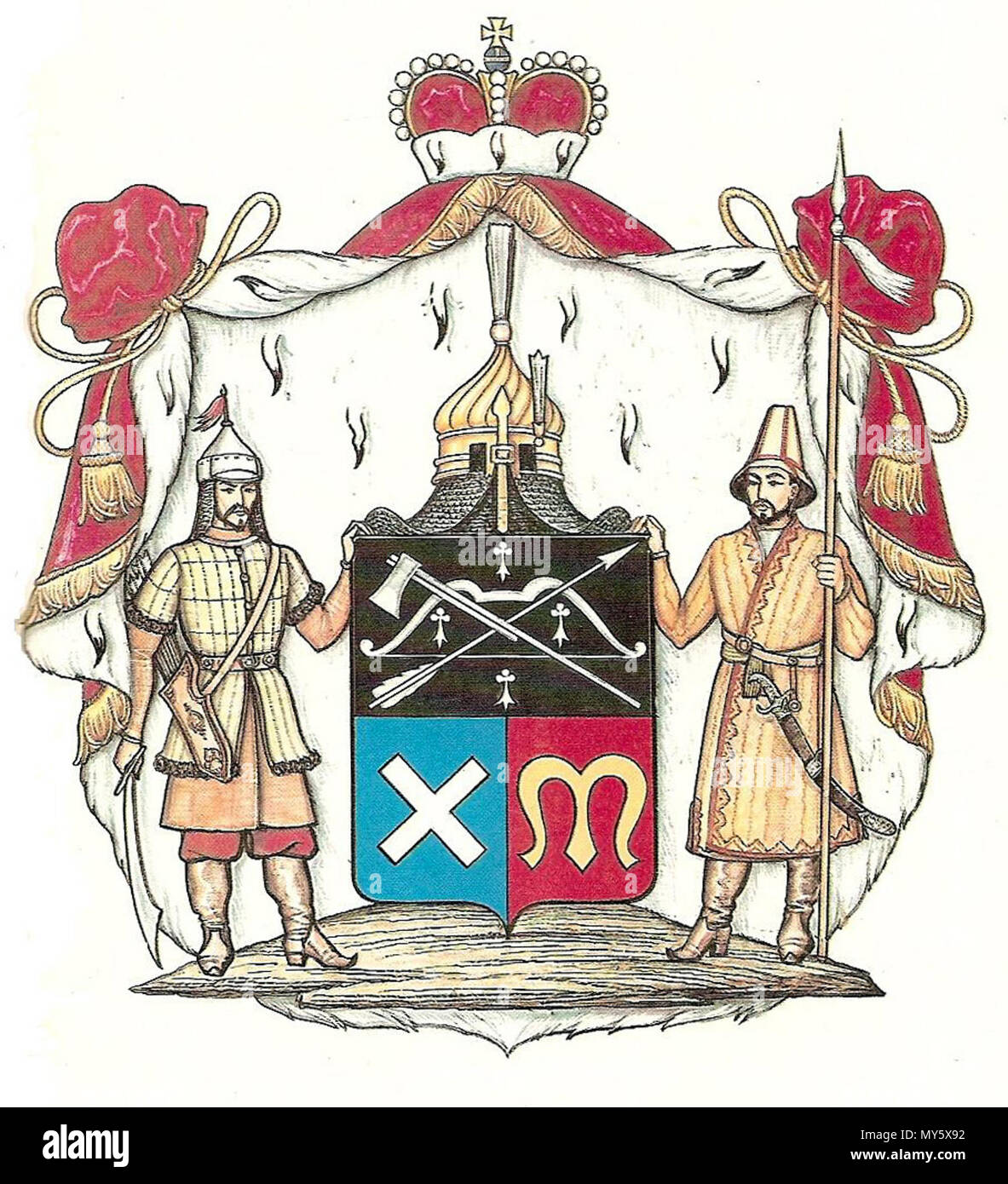 109 Chingis Stemma Foto Stock