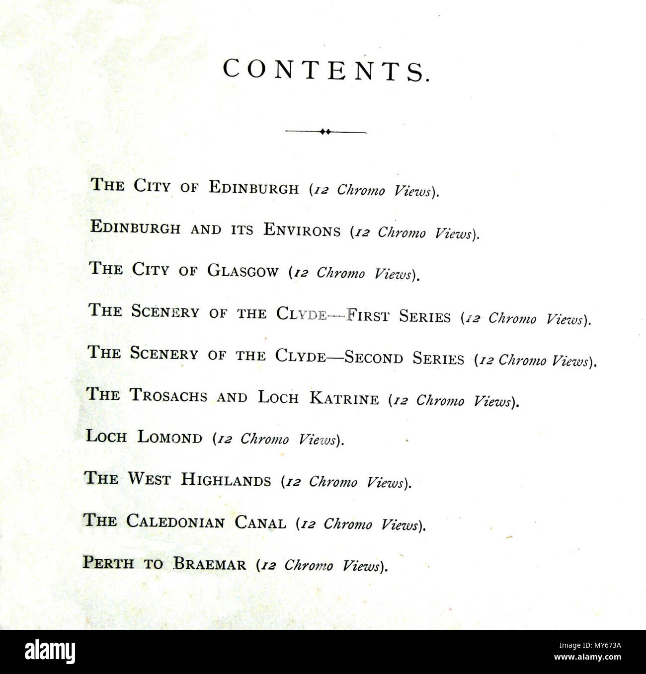 . Inglese: 'souvenir della Scozia " . 1889. Gli autori non elencato - pubblicato da T. Nelson & Sons, 1889 496 Souvenir di Scozia03 Foto Stock