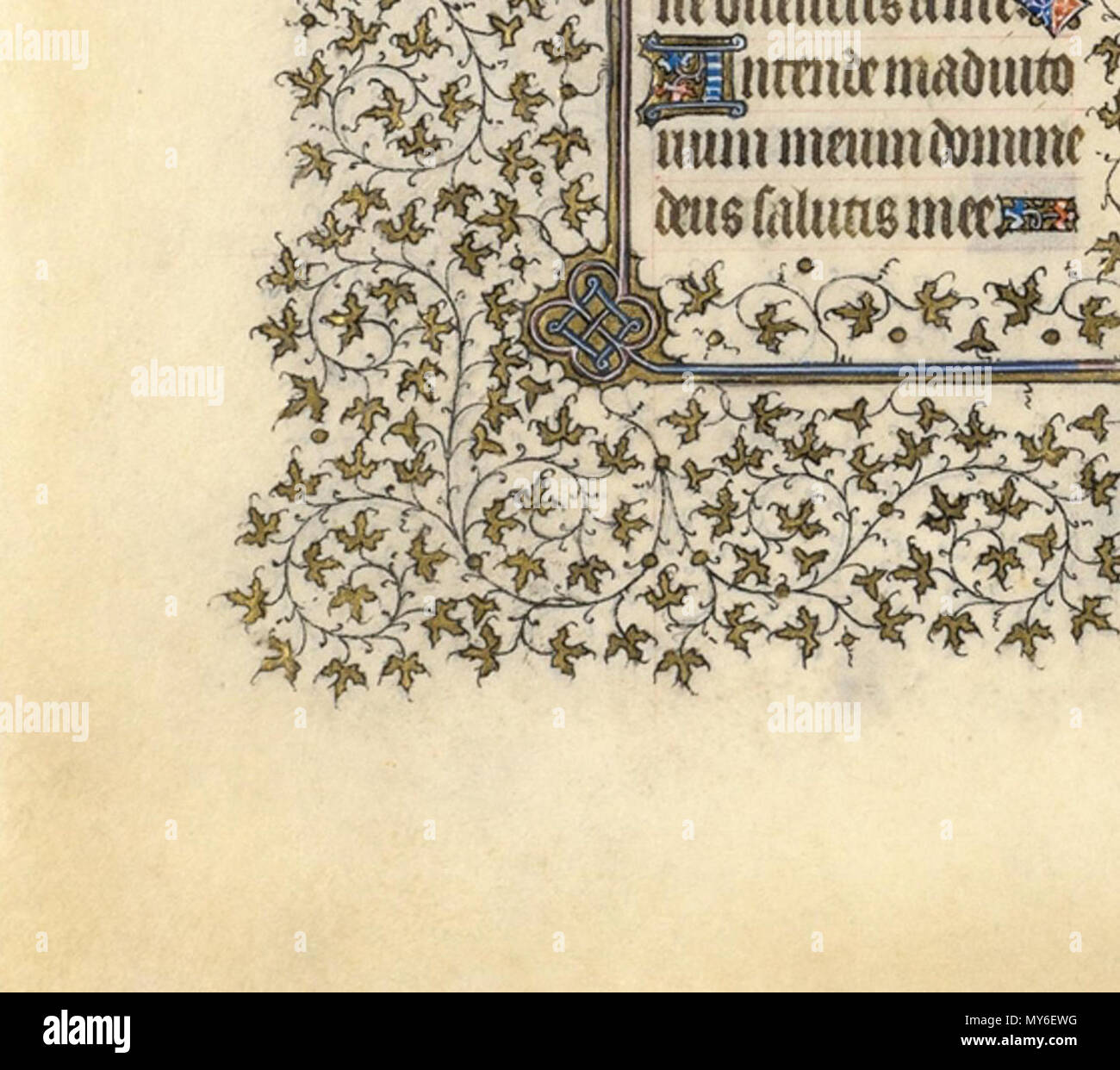 . Inglese: Esempio di confine dal Belles Heures du Duc de Berry . Il 13 giugno 2012. Il Limburgo fratelli 82 BorderA Foto Stock