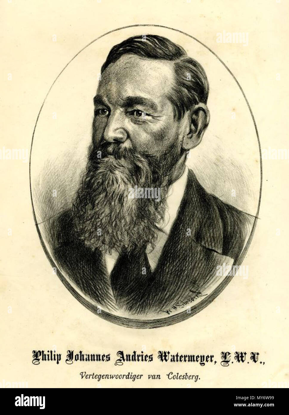 403 P J UN Watermeyer - Cape Colony MP per Colesberg Foto Stock