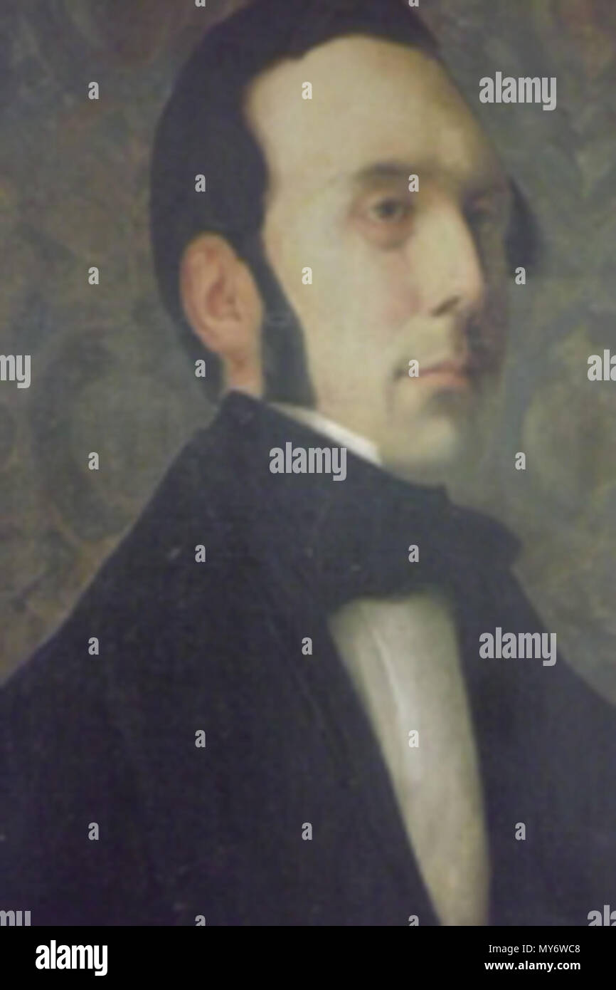 . Inglese: Ritratto di Pietro Luigi Albini (riproduzione di un dipinto) Italiano: Ritratto di Pietro Luigi Albini (riproduzione di un dipinto) . 1863. Sconosciuto 423 Pietro Luigi Albini Foto Stock