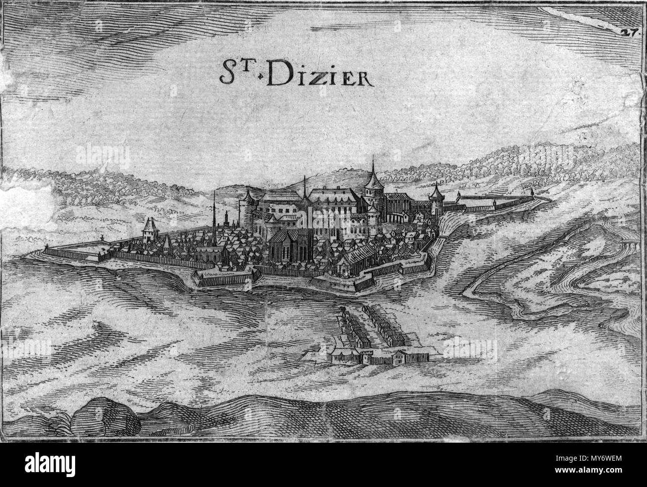 . Français : St-Dizier in Davanne-Chappier. Xix secolo. Unknown 14 30 ville de St-Dizier Davanne-Chappier Foto Stock