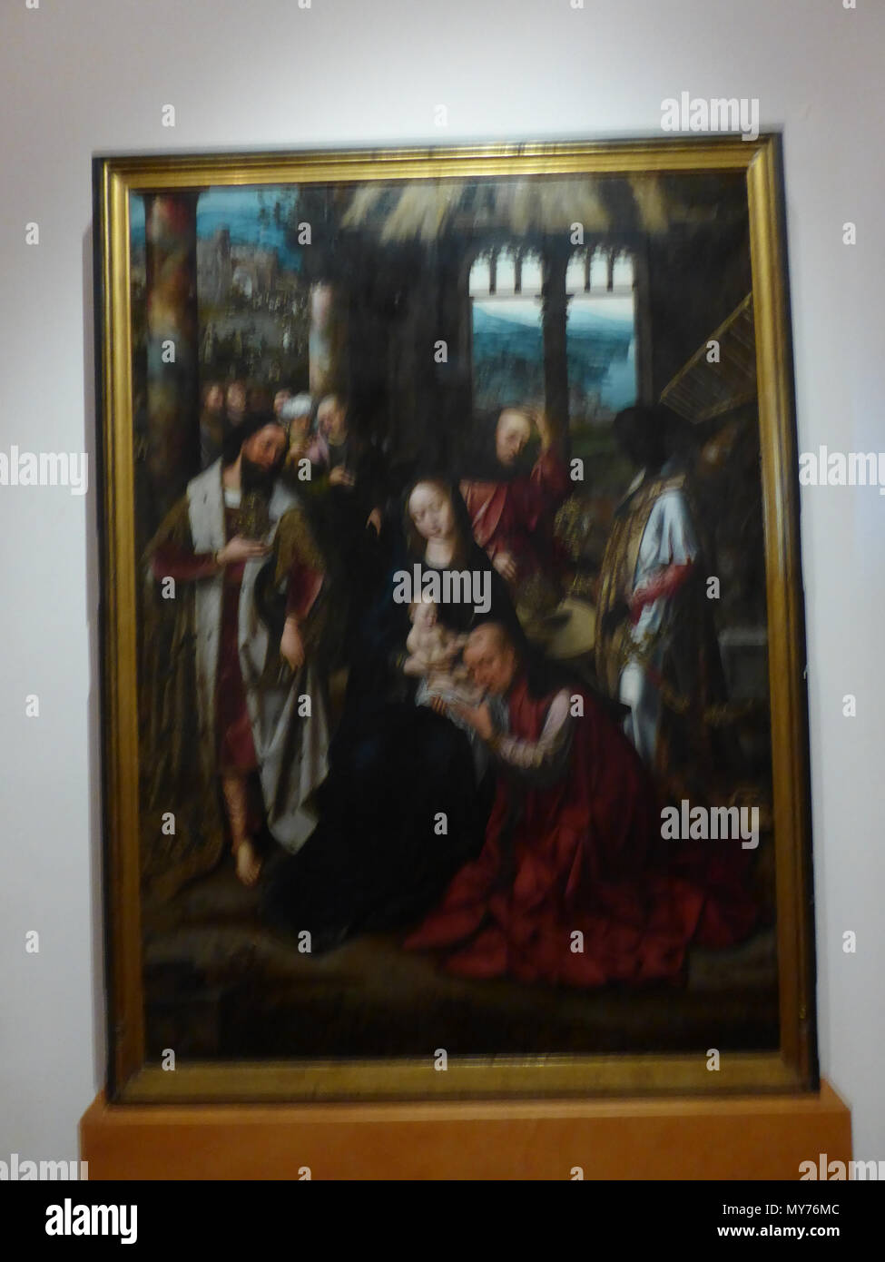 . L Adorazione dei Magi . Inizio del XVI secolo 13 2015 Portogallo Museu de Arte Sacra fare metalline di Funchal (33) Foto Stock