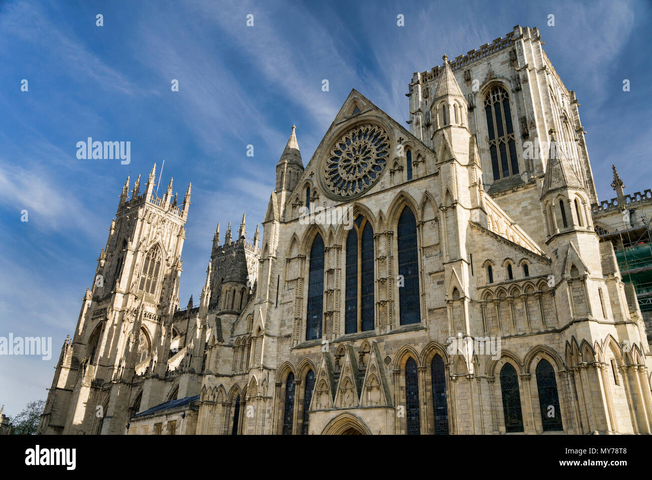 York Minster e York, North Yorkshire, Regno Unito. Foto Stock