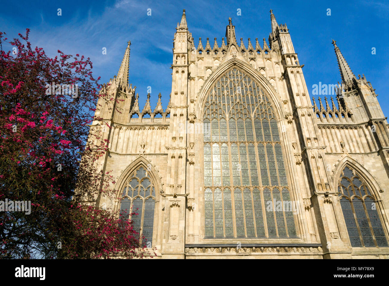 York Minster e York, North Yorkshire, Regno Unito. Foto Stock