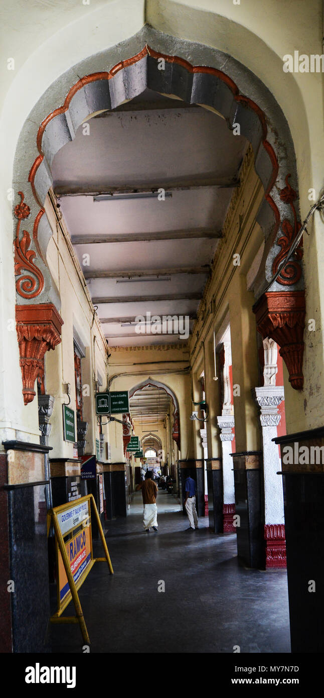 Chennai Egmore della stazione ferroviaria. Foto Stock