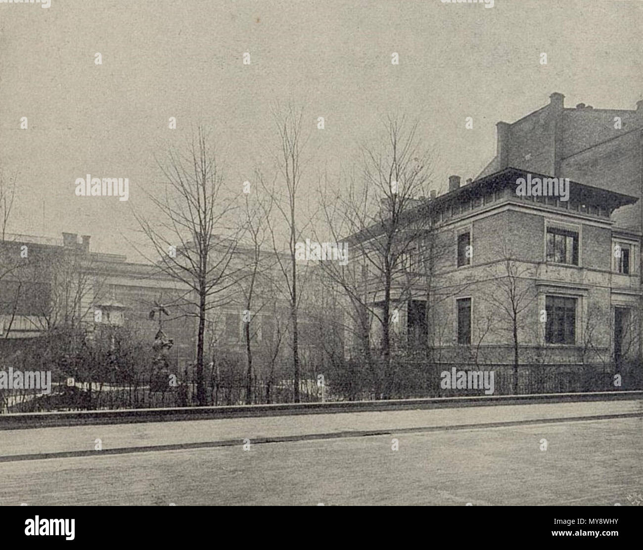 551 Villa und Atelier von Reinhold Begas in der Stülerstraße a Berlino Foto Stock