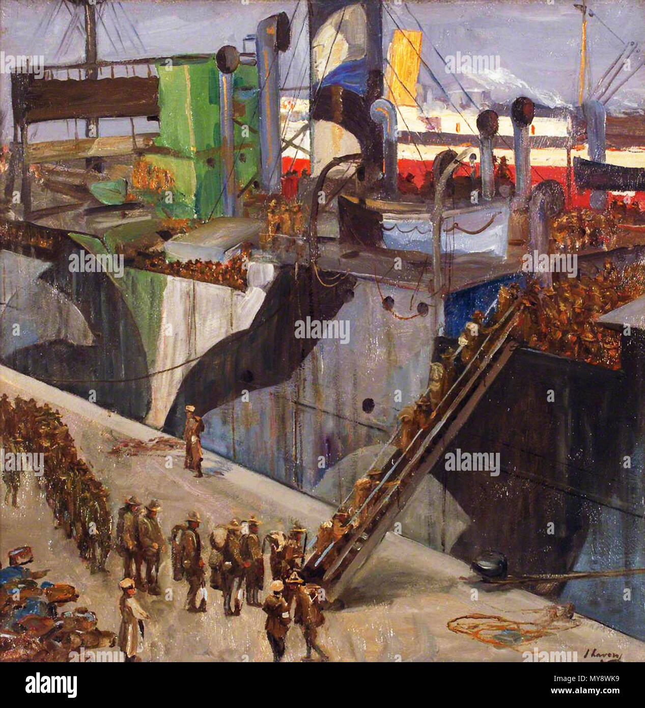 . Джон Лавери (англ. John Lavery) (1856-1941) - ирландский художник, портретной мастер и пейзажной живописи. ================== Sir John Lavery RA (20 marzo 1856 - 10 gennaio 1941) era un pittore irlandese più noto per i suoi ritratti e raffigurazioni di guerra. www.youtube.com/watch?v=yRaCb7czsQI . 22 novembre 2017, 07:00. Leonid Ll 490 Sir John Lavery 028 (38519231846) Foto Stock