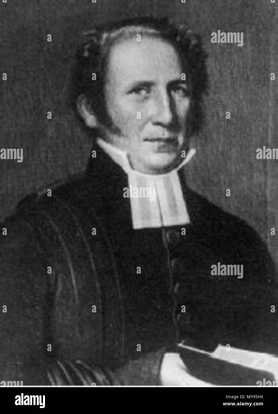 . Inglese: Anders Josef Europaeus (1797-1870), sacerdote finlandese. tra circa 1830 e circa 1840. 19 sconosciuto A.J. Europaeus Foto Stock