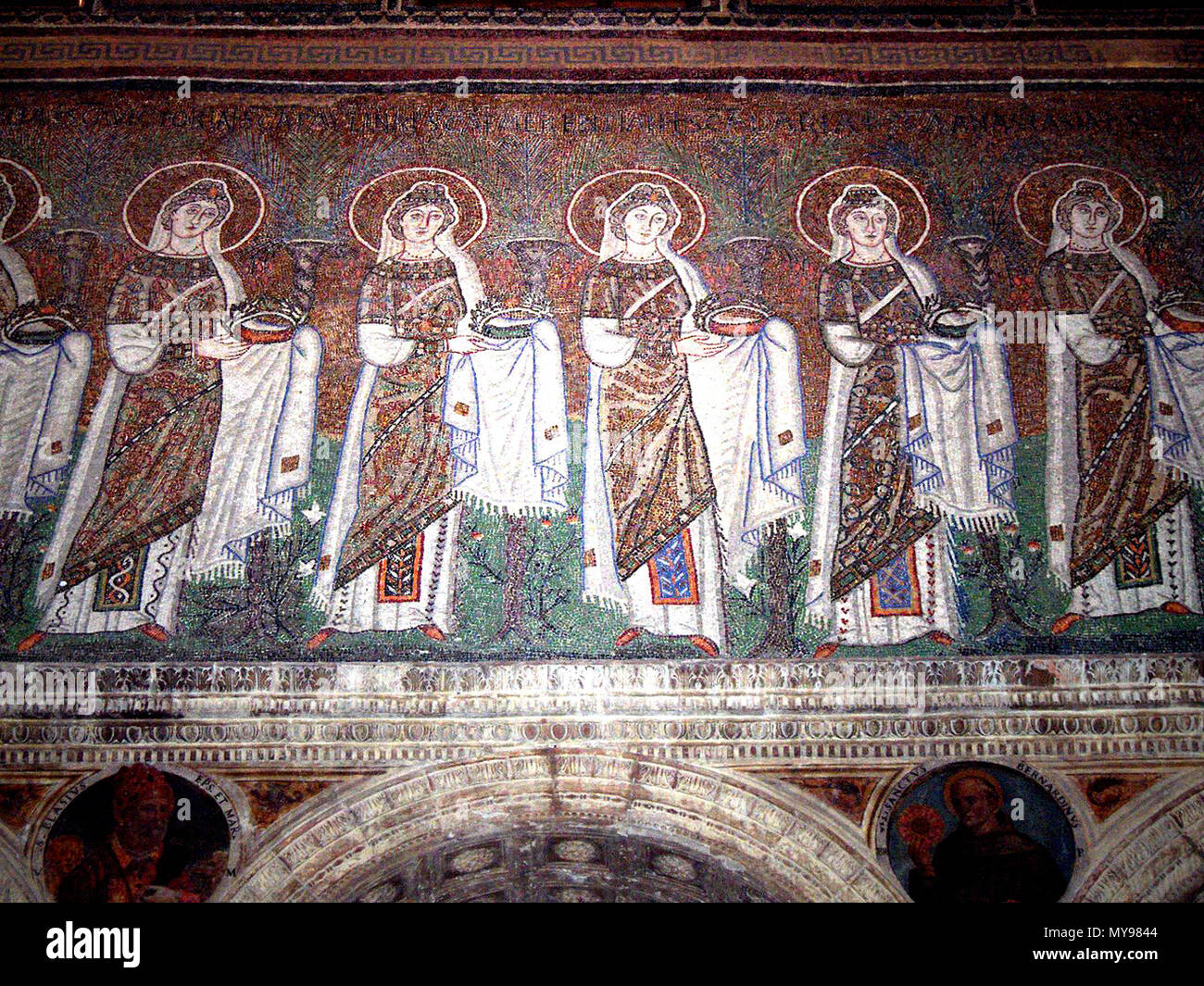 . Inglese basilica di Sant'Apollinare Nuovo in Ravenna, Italia