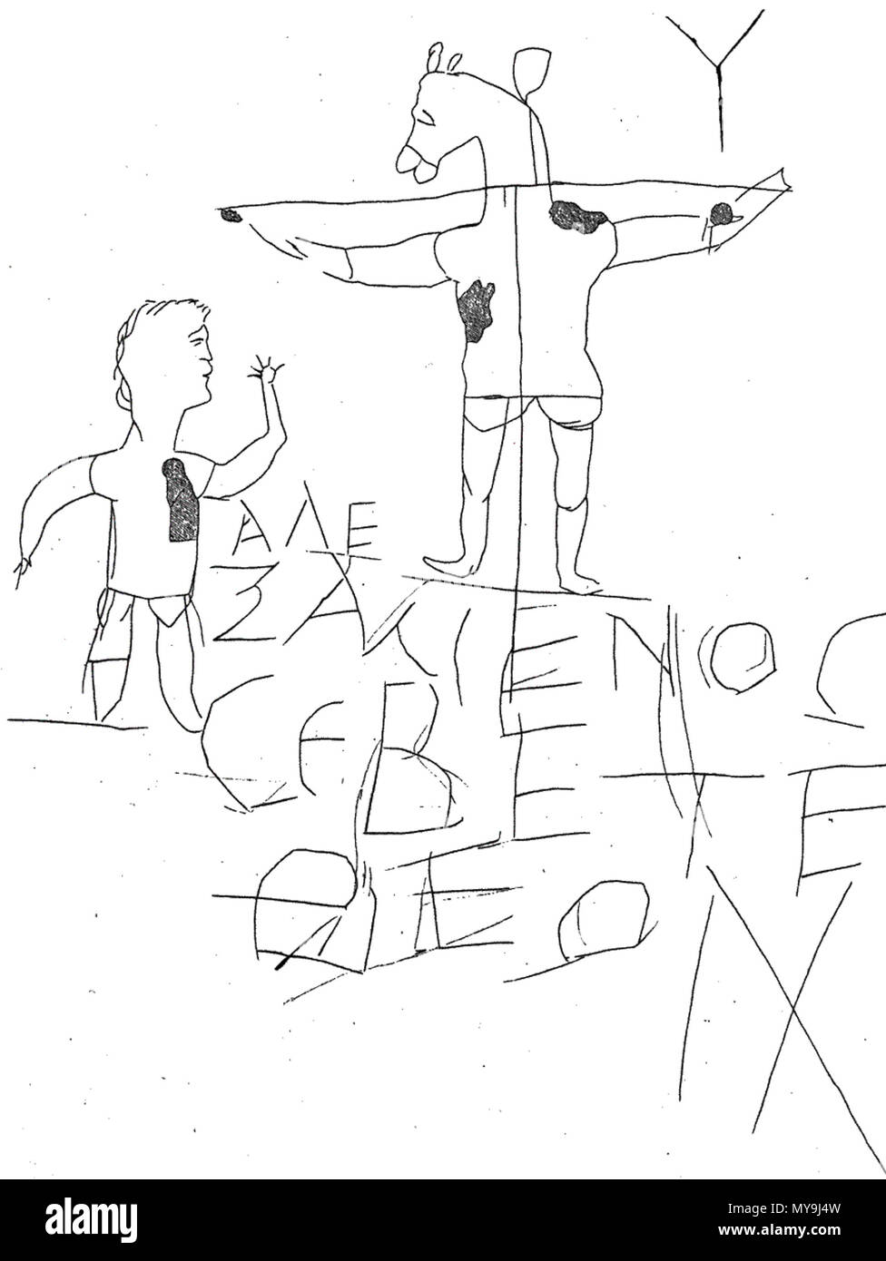 32 AlexGraffito2 Foto Stock