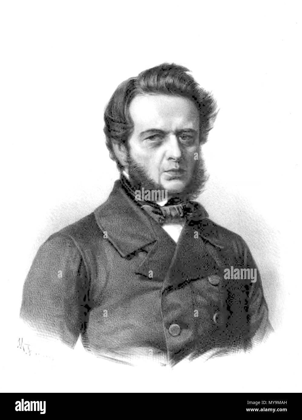 . Andrzej Zamoyski . dopo il 1853. Maksymilian Fajans (1827-1890) 40 Andrzej Zamoyski (1800-1874) Foto Stock