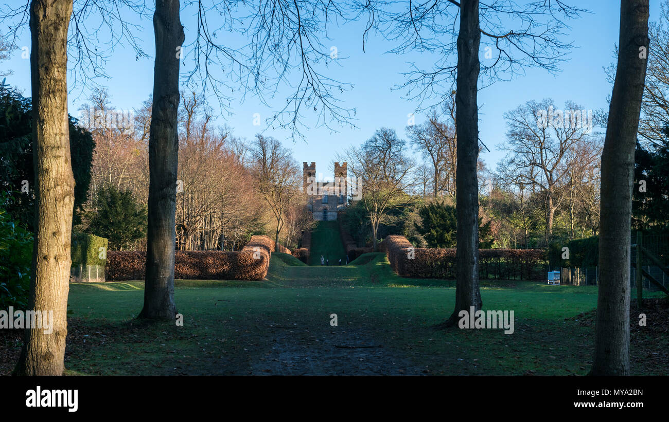 Claremont Landscape Gardens, Surrey Foto Stock