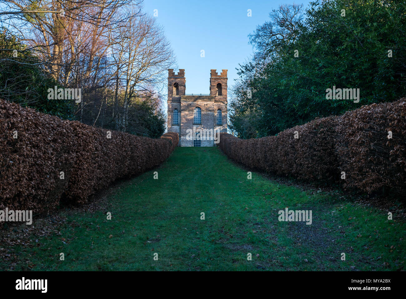 Claremont Landscape Gardens, Surrey Foto Stock