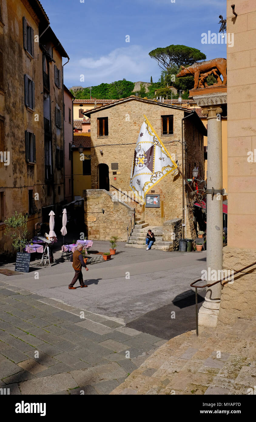 Massa Marittima, Toscana, Italia Foto Stock