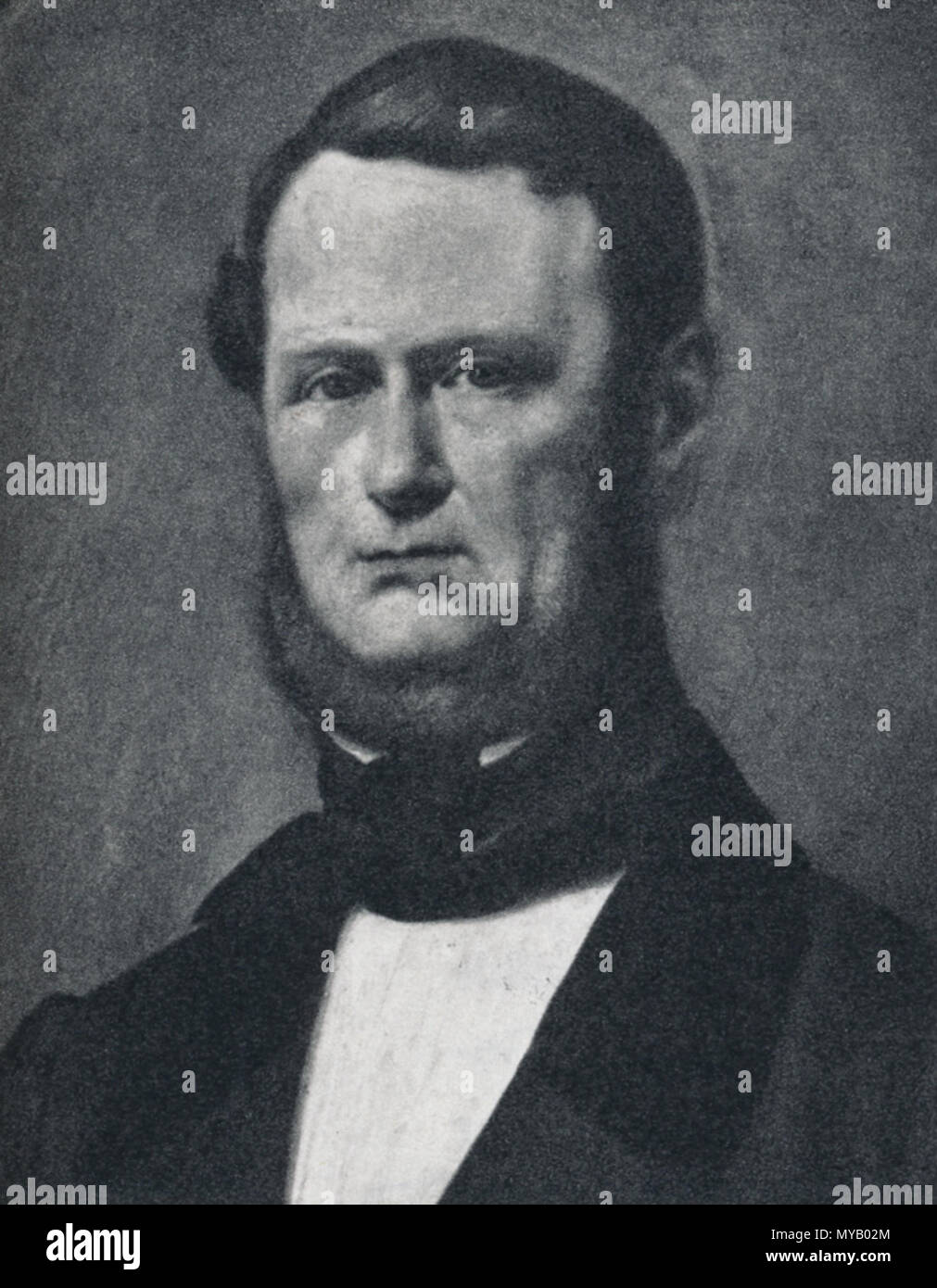 . Deutsch: Agosto Deinhard (1806-1865), reproduziert in 'Deinhard - Erbe und Auftrag' 1969 . prima di 1865. n.n. 55 agosto-deinhard Foto Stock