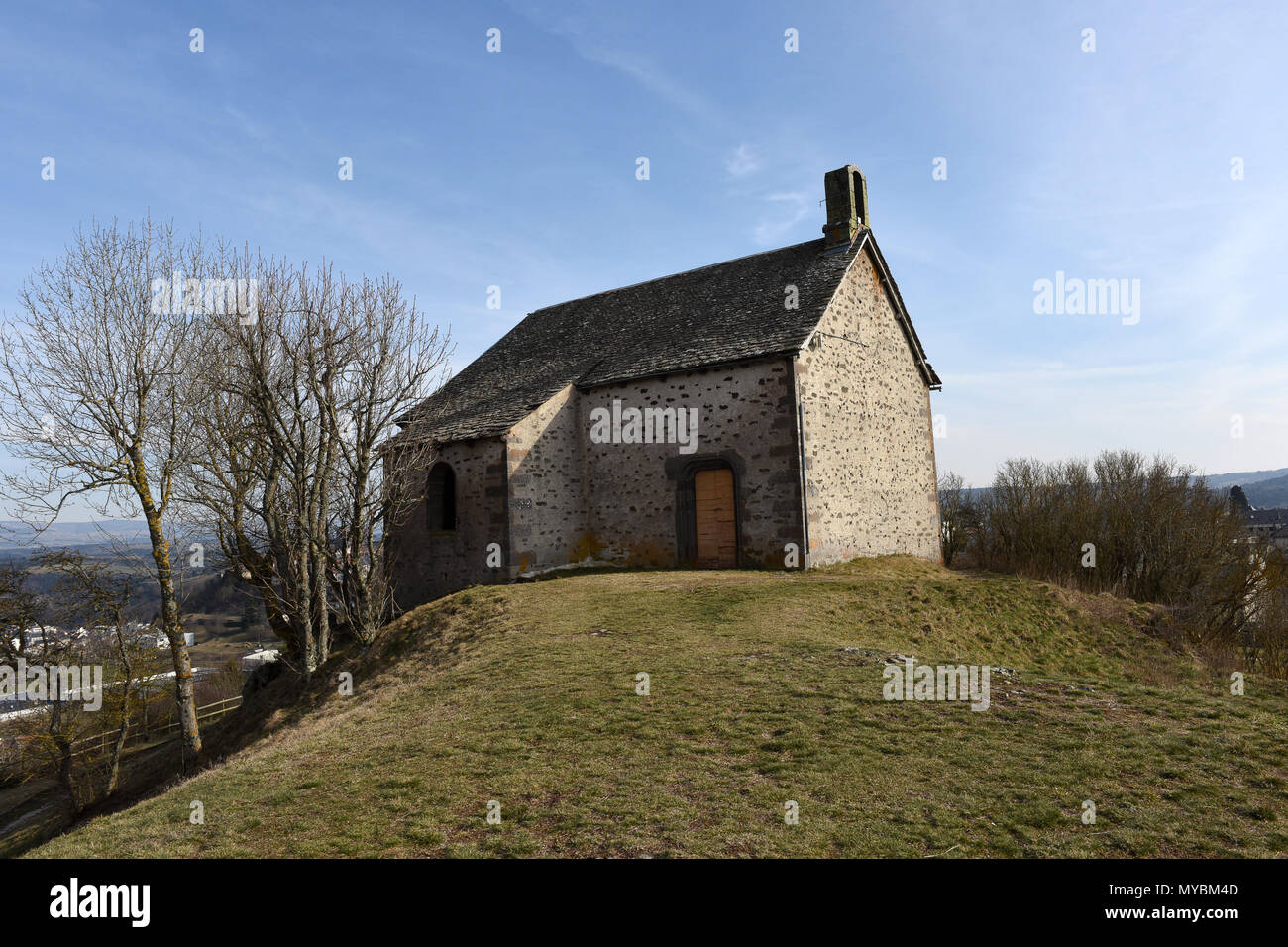 Chapelle du Calvaire Saint-Flour nella regione di Auvergne della Francia Foto Stock
