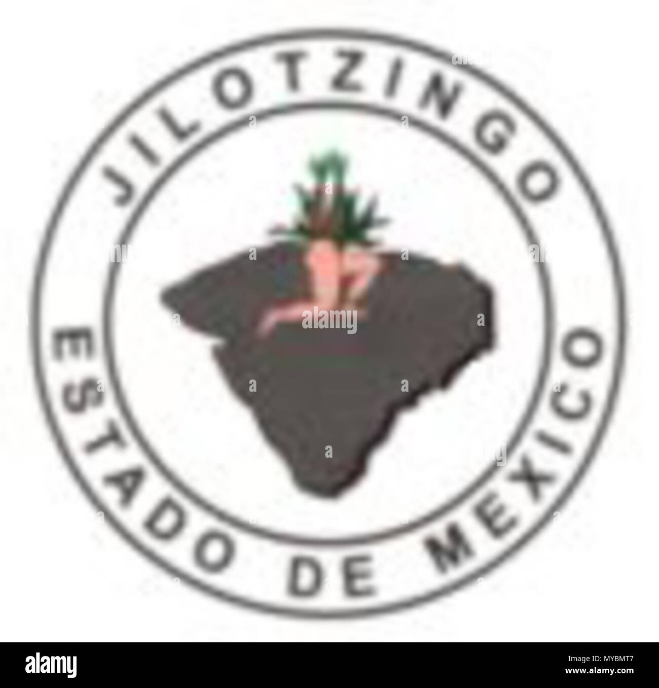 . Inglese: es el escudo de Jilotzingo Español: es el escudo de Jilotzingo . Ayuntamiento de Jilotzingo 108 Cheli Foto Stock