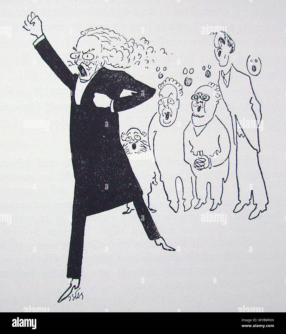 . Inglese: immagine del disegno di Gösta Mittag-Leffler, Leon Ljunglund Harald Sohlman e Henning von Melsted in Naggen Svenska: Foto av av teckning Gösta Mittag-Leffler, Leon Ljunglund Harald Sohlman och Henning von Melsted ho Naggen . 1914. Ivar Starkenberg 262 Ivar Starkenberg Naggen 1914. Mittag-Leffler, Ljunglund, Sohlman o Melsted Foto Stock