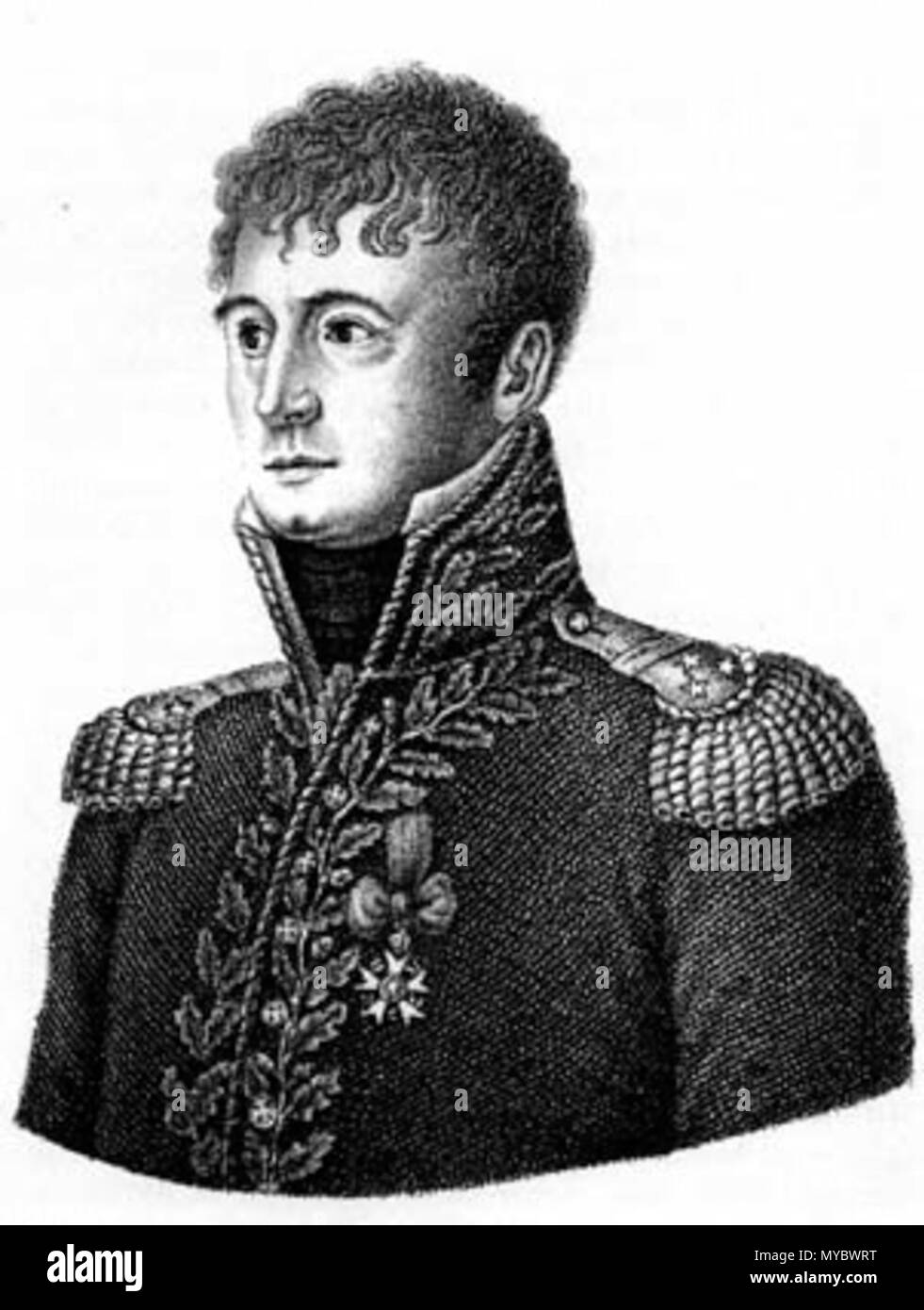 . Français : Charles-Mathieu-Isidore Decaen (1769-1832) . Xix secolo 107 Charles-Mathieu-Isidore Decaen (1769-1832) Foto Stock