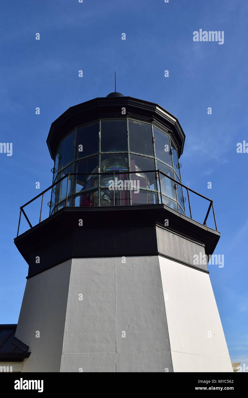 Capo Faro Meares, Cape Meares del Parco Statale di Tillamook County, Oregon, Stati Uniti d'America Foto Stock
