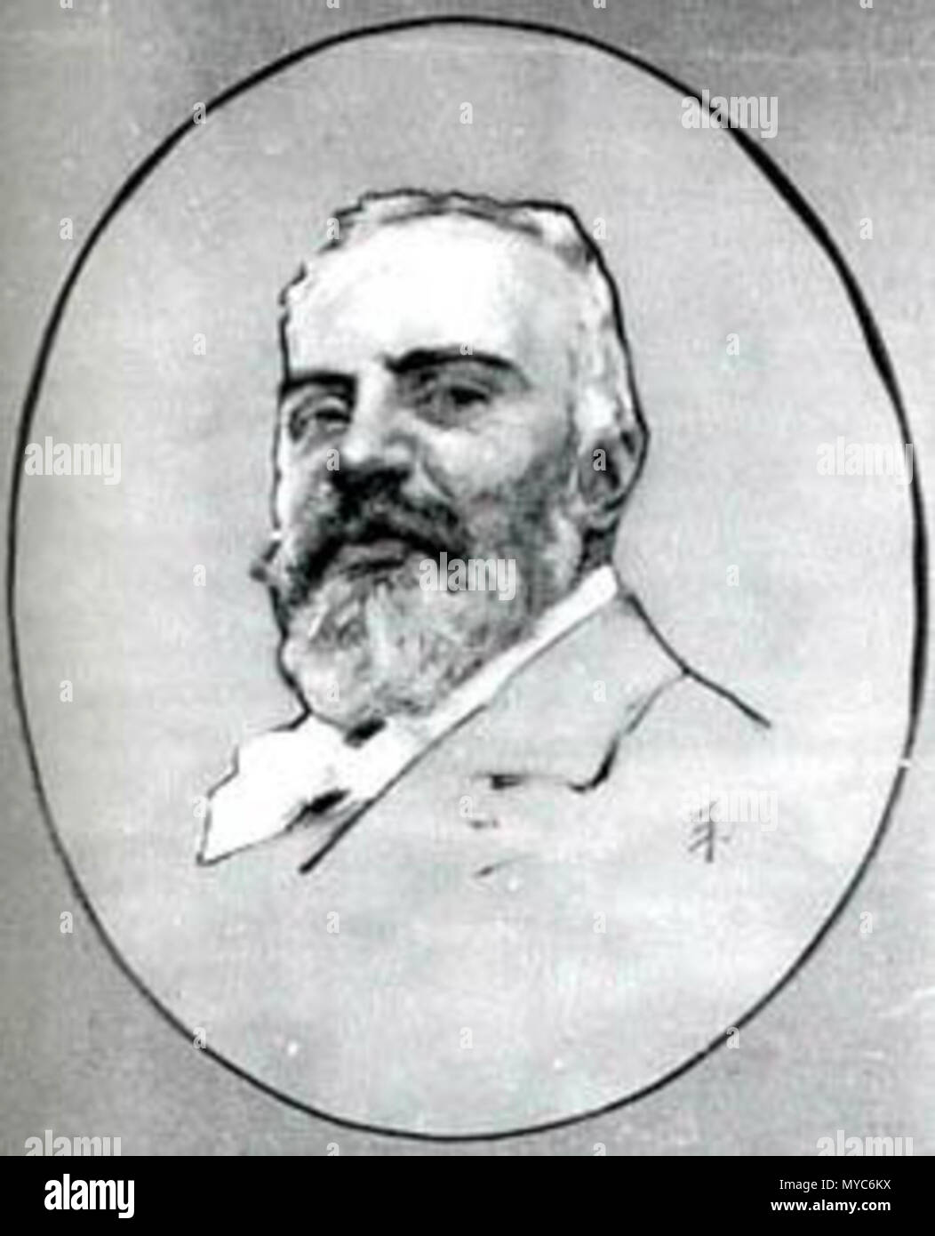 . Inglese: Dimitrios Koromilas, scrittore greco Ελληνικά: Δημήτριος Ο Κορομηλάς . prima di 1898. Sconosciuto 141 Dimitrios Koromilas Foto Stock