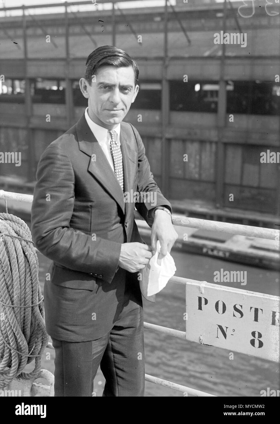 Eddie Cantor (1892 - 1964) l'attore americano, comico, ballerino, cantante, attore e cantautore Foto Stock