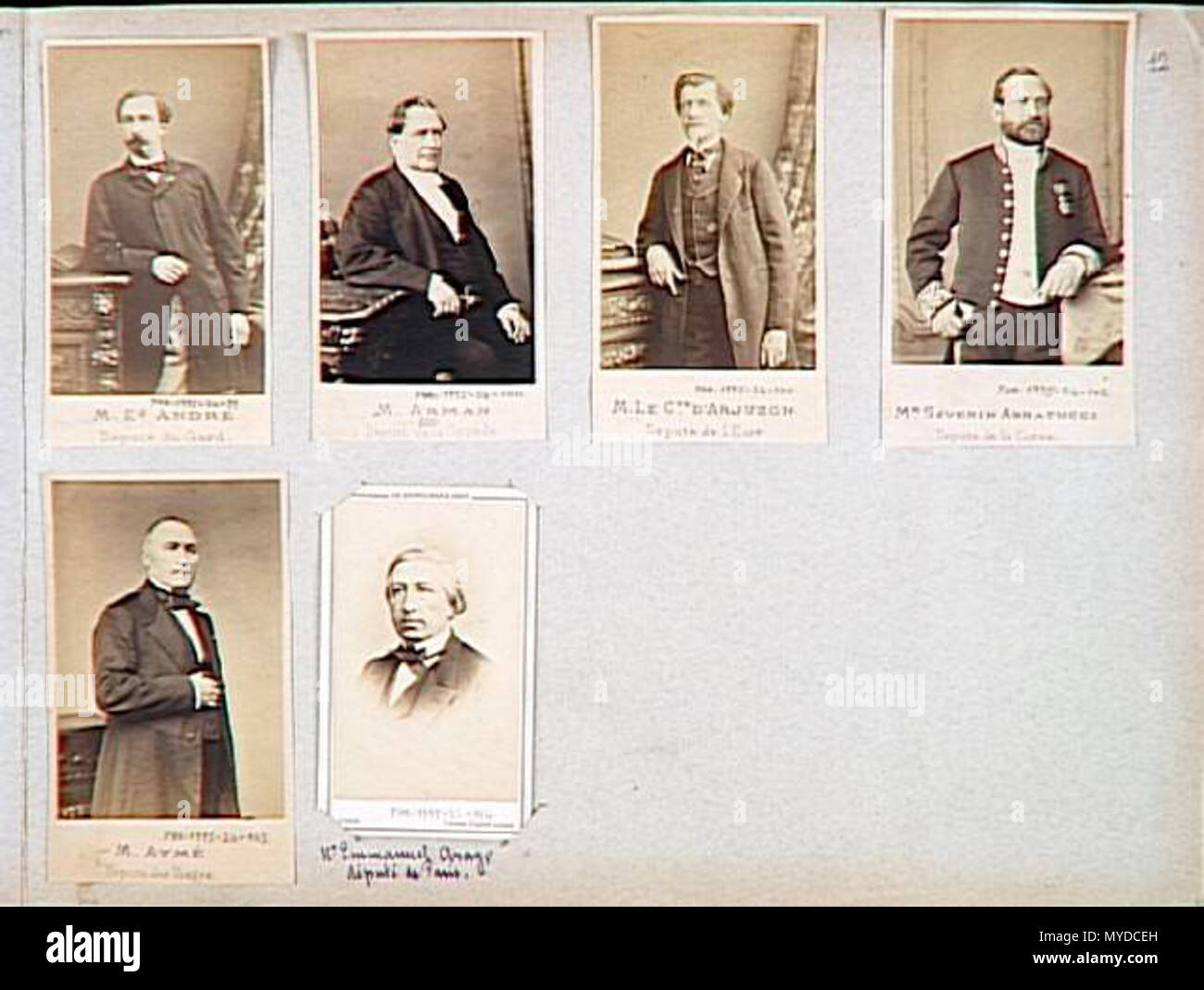 150 deputati du Secondo Impero 2 Foto Stock