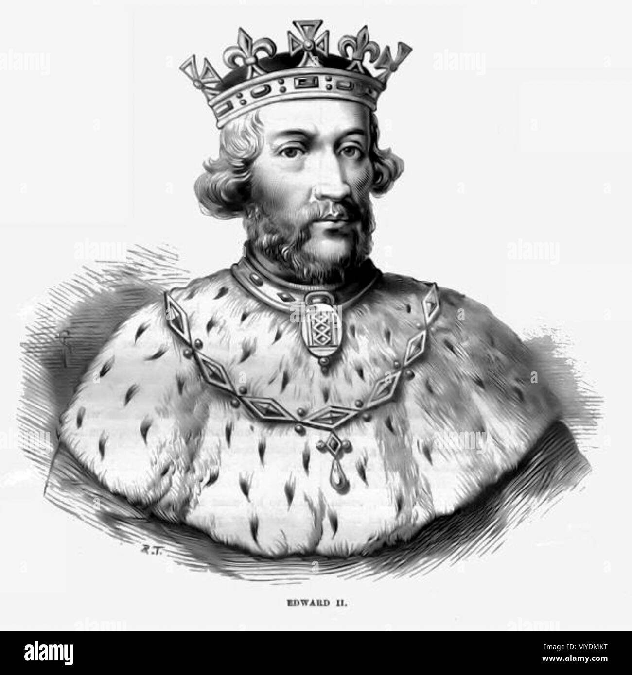 155 EdwardII-Cassell Foto Stock