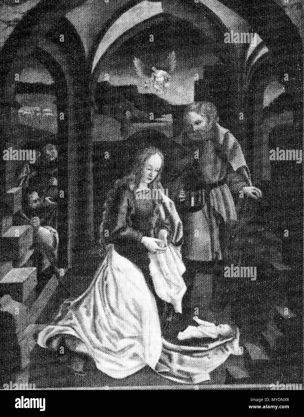 . Deutsch: altare in der Kirche zum Heiligen Kreuz, Sankt Peter und Genovefa in Ellhofen. Außenseite, links oben inglese: altare nella chiesa di Santa Croce, San Pietro e Genovefa in Ellhofen, Germania. Al di fuori, in alto a sinistra . Il 20 settembre 2006 (originale data di caricamento). L'originale uploader è stata Messina a Wikipedia in tedesco 159 Ellhofen altare Aussenlinks oben Foto Stock