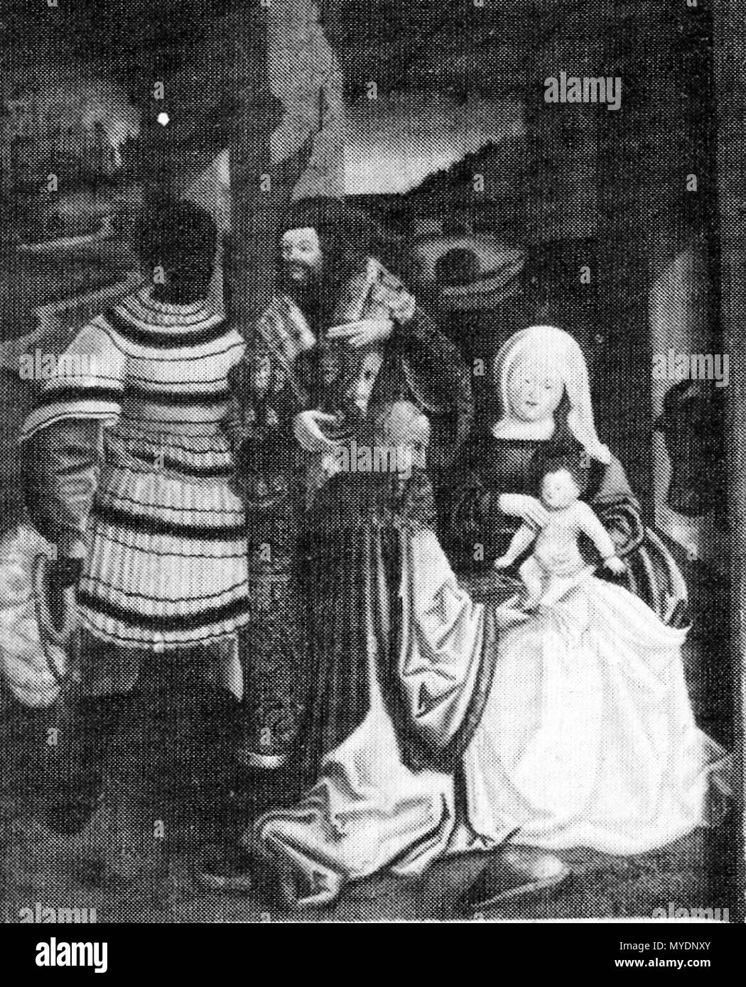 . Deutsch: altare in der Kirche zum Heiligen Kreuz, Sankt Peter und Genovefa in Ellhofen. Außenseite, rechts oben inglese: altare nella chiesa di Santa Croce, San Pietro e Genovefa in Ellhofen, Germania. Al di fuori, in alto a destra . Il 20 settembre 2006 (originale data di caricamento). L'originale uploader è stata Messina a Wikipedia in tedesco 159 Ellhofen altare Aussenrechts oben Foto Stock