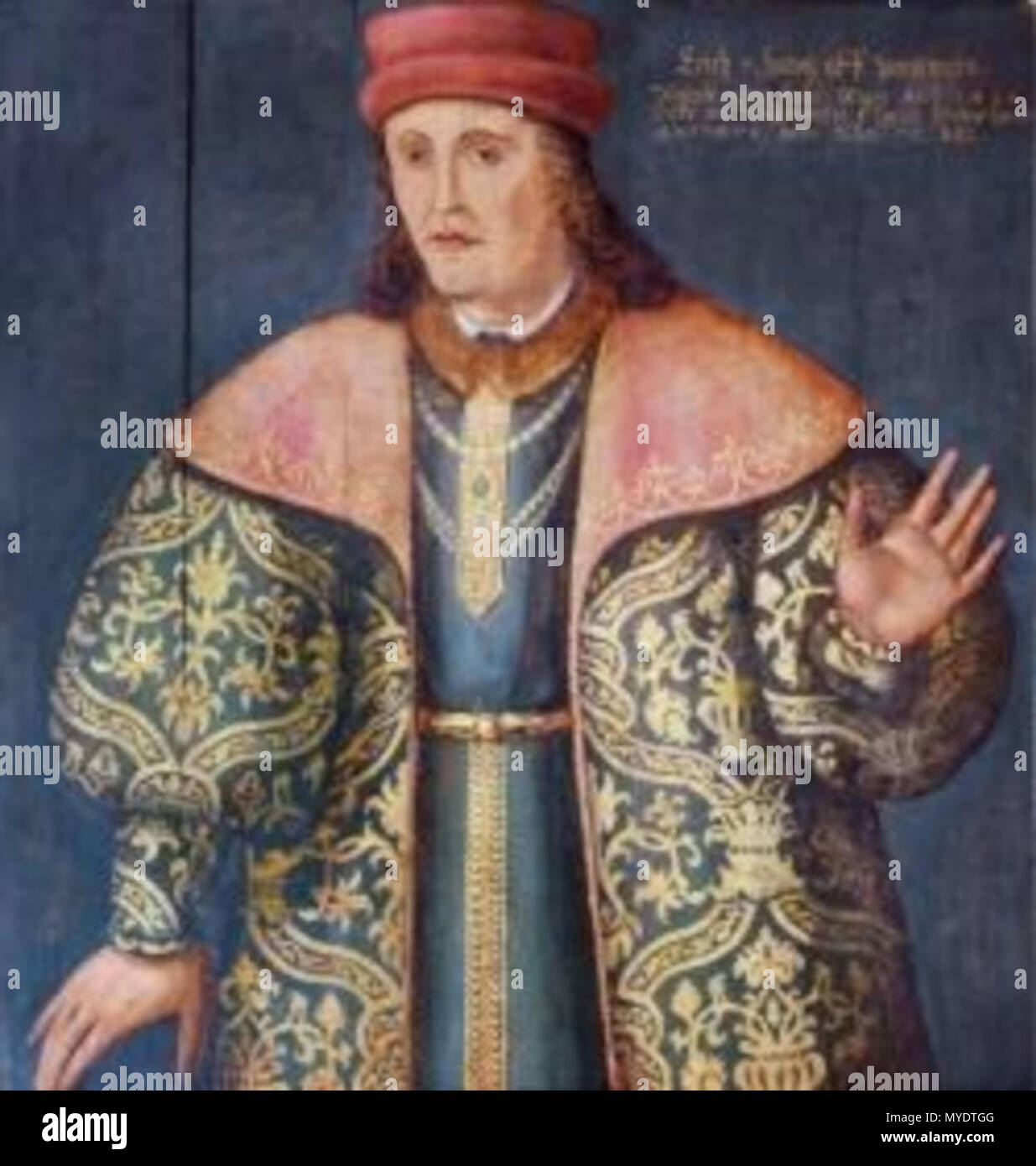 . Inglese: un dipinto di Eric di Pomerania realizzato da Pieter Hartman (probabilmente nel 1607). Il 13 febbraio 2012. Pieter Hartman 166 Erik av Pommern Foto Stock