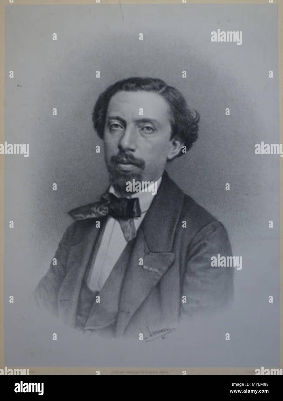 189 François-Auguste Gevaert ritratto - CPDL.org Foto Stock