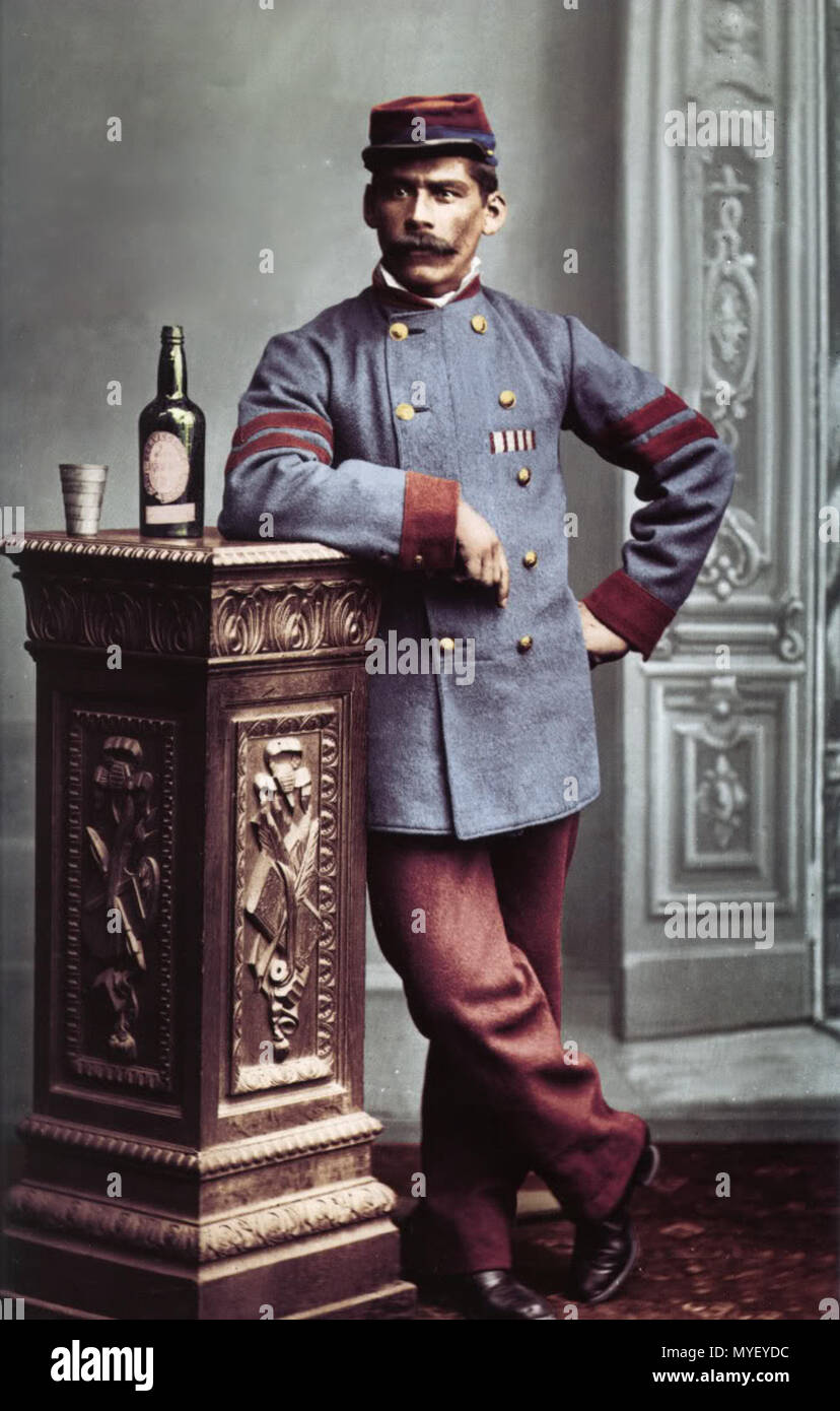 . Español: Soldado del Rgto Civico Movilizado 'Atacama' Salustio Figueroa, ver [1] . Il 15 marzo 2007, 21:01:52. Sconosciuto 448 Reg-civ-mov-Atacama-2 Foto Stock