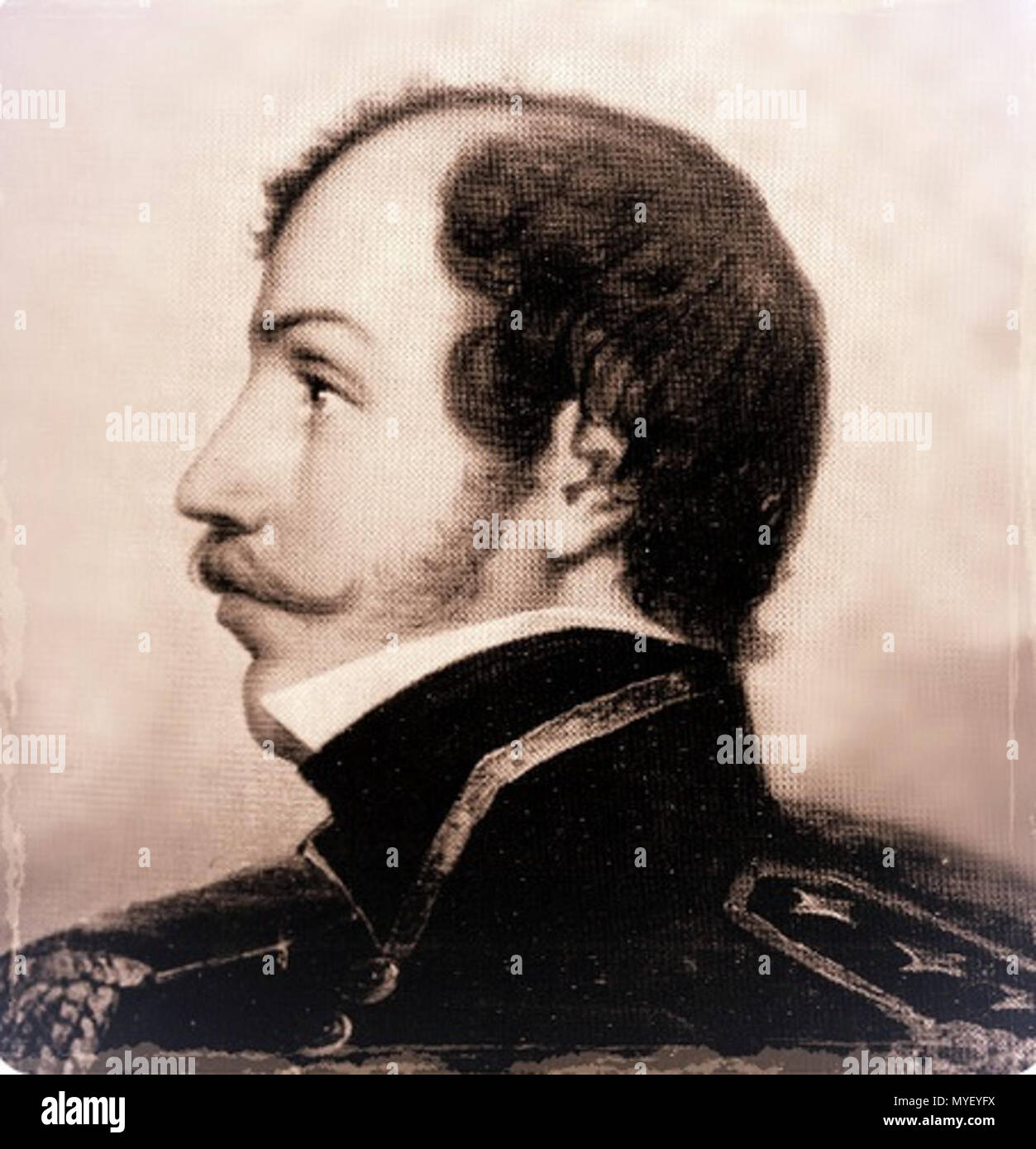 . Español: William De Vic Tupper Brock1 más conocido en español como Guillermo Tupper (Isla Guernesey, Inglaterra, 28 de abril de 1800 - batalla de Lircay, 17 de abril de 1830) Fue onu británico coronel, héroe de la Independencia de Chile. Data sconosciuta. Raymond Monvoisin (-1870) nomi alternativi Raymond Auguste Quinsac Monvoisin, Raimundo Monvoisin Descrizione pittore francese Data di nascita e morte 31 Marzo 1790 / 3 Agosto 1794 26 marzo 1870 Luogo di nascita e morte Bordeaux Boulogne-sur-Mer sede di lavoro Francia, Cile, Argentina, Brasile competente controllo : Q3063050 VIAF: 281879 ISNI: Foto Stock