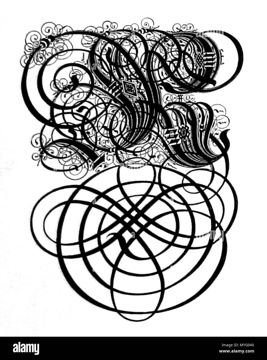 258 r iniziale Paulus Frank 1601 Foto Stock