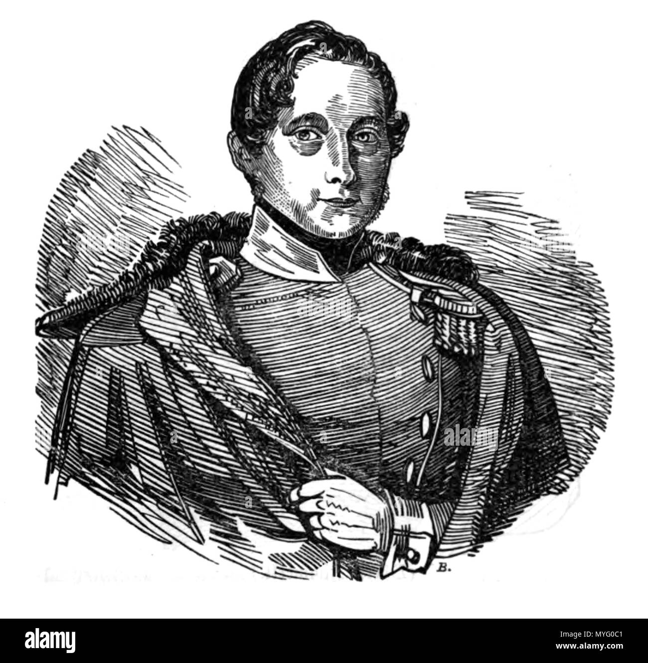 205 Generalstabschef Friedrich Frey-Herosé - Jakob Ziegler Foto Stock