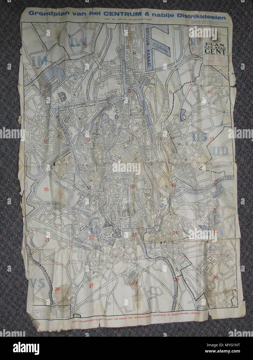 . Inglese: Ghent, Belgio WW II, centro . Il 10 ottobre 2012, 13:43:01. G.J. Merchiers 210 Ghent, Belgio WW II, centro Foto Stock