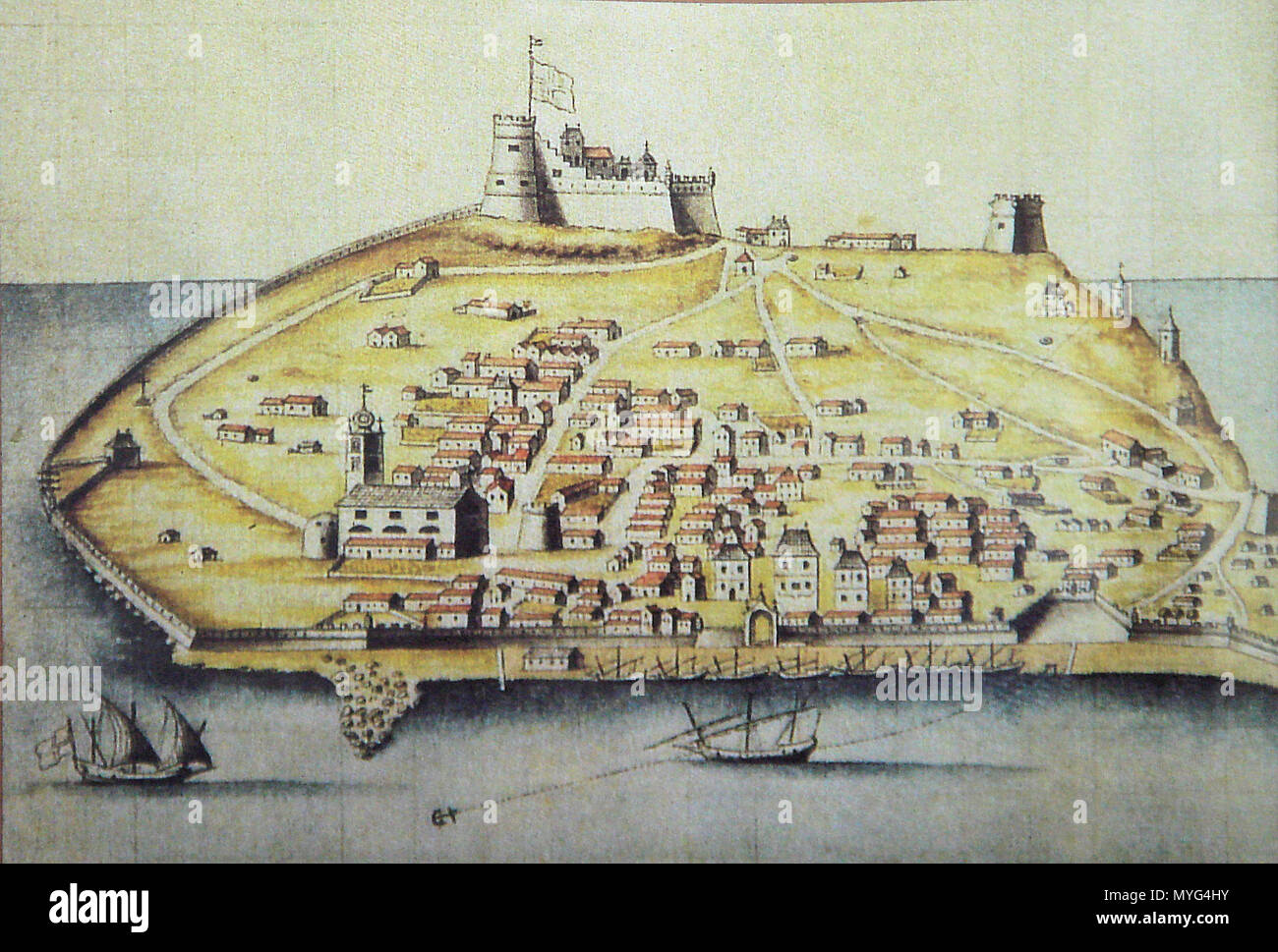 . Inglese: Tarbarka xvii secolo . Il XVII secolo. Anonimo del seicento 513 Tarbarka xvii secolo Foto Stock