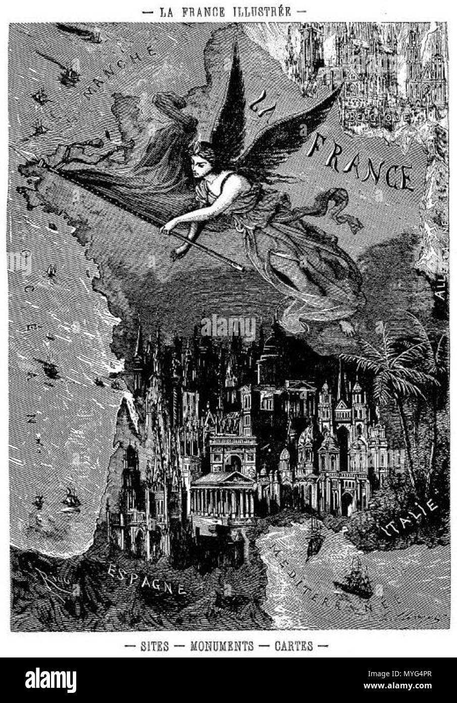 226 Géographie illustrée de la France et de ses colonie 002 Foto Stock