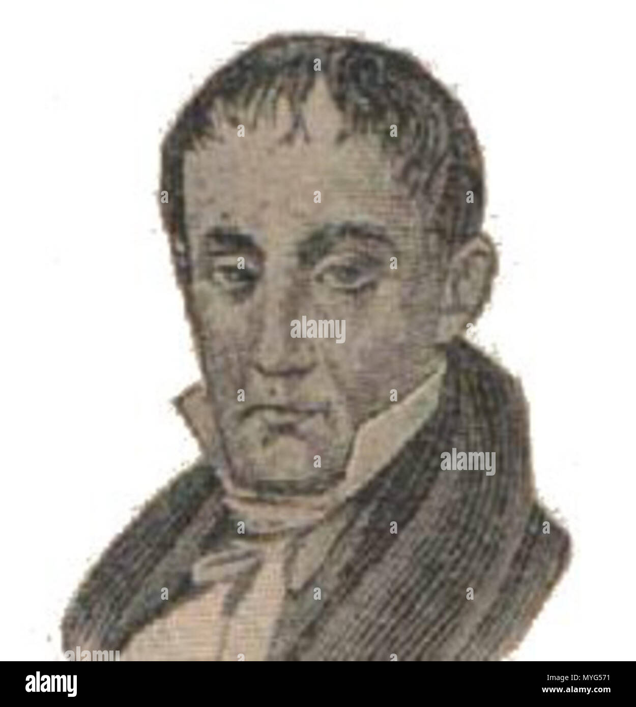 . Hipólito Vieytes era un mercante di Argentina e soldato. Egli era nato a San Antonio de Areco, Provincia di Buenos Aires il 6 agosto 1762, figlio di Juan Vieytes e Petrona Mora Fernández de Agüero. La sua casa di famiglia è stata su Calle Real N° 133 (oggi Ruiz de Arellano street) di fronte alla piazza centrale . 1910 Celebrazione. Sconosciuto 227 H Vieytes Foto Stock