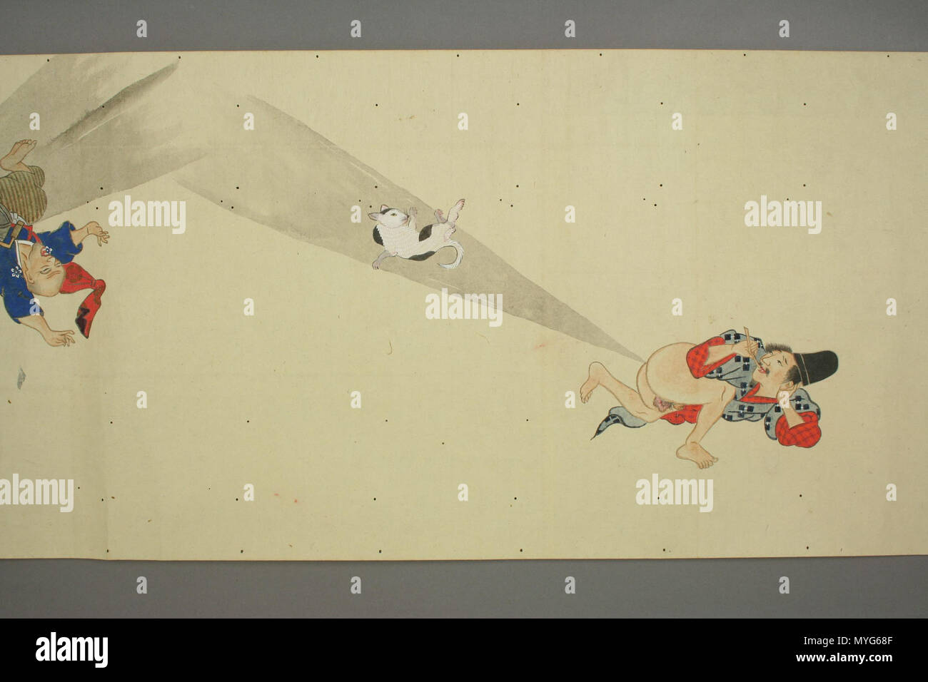 . [Segement 33] . Egli-gassen, Fart battaglia . fine Edo-periodo 233 Hegassen segmento di scorrimento 33 Foto Stock
