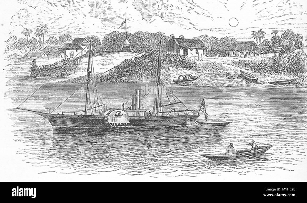 551 vista Quillimane e del " Pioneer " Foto Stock