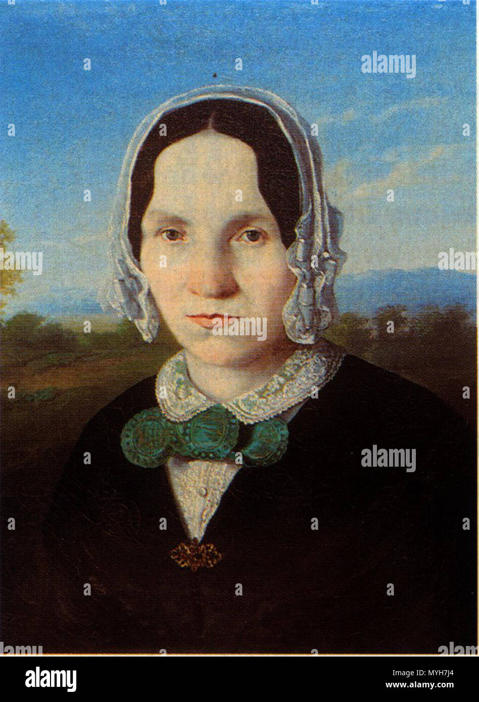 287 Julius Maekel ritratto der Mutter Foto Stock