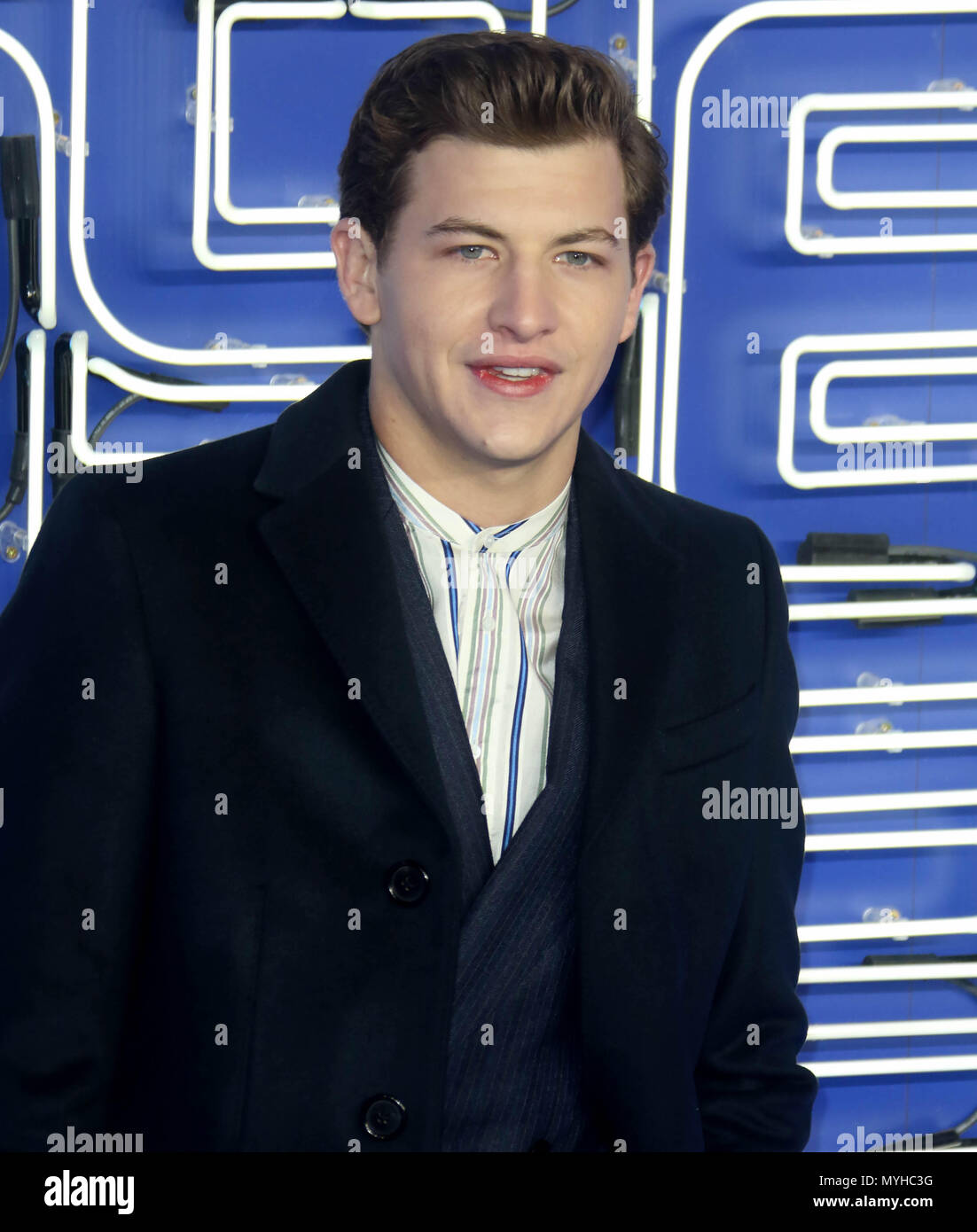 Mar 19, 2018 - Tye Sheridan frequentando la premiere europeo di una grinza nel momento in Vue West End, Leicester Square a Londra, Inghilterra, Regno Unito Foto Stock