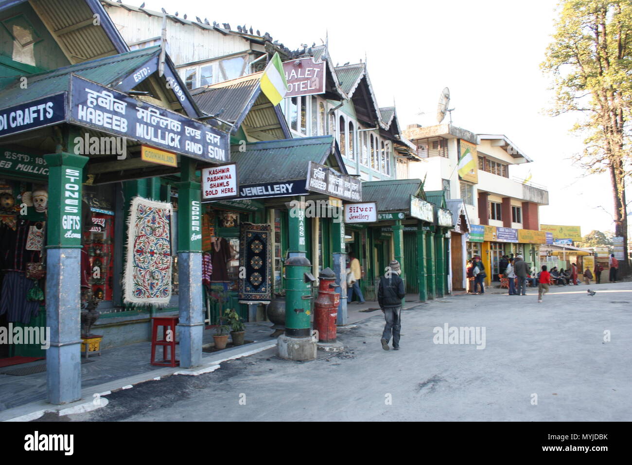 Edifici Coloniali, Darjeeling, India Foto Stock