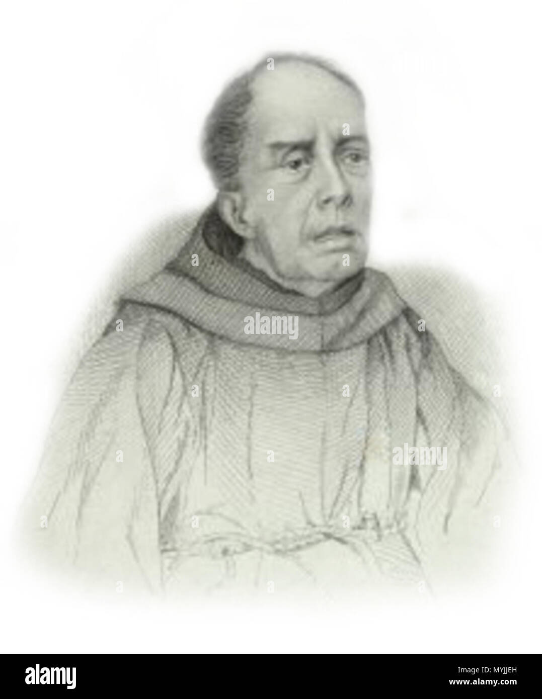 . Português: Francisco de Monte Alverne (1784-1858), frade franciscano e teólogo brasileiro. Tra il 1859 e il 1865. Joaquim Pedro de Sousa (1818-1878) 186 Francisco de Monte Alverne Foto Stock