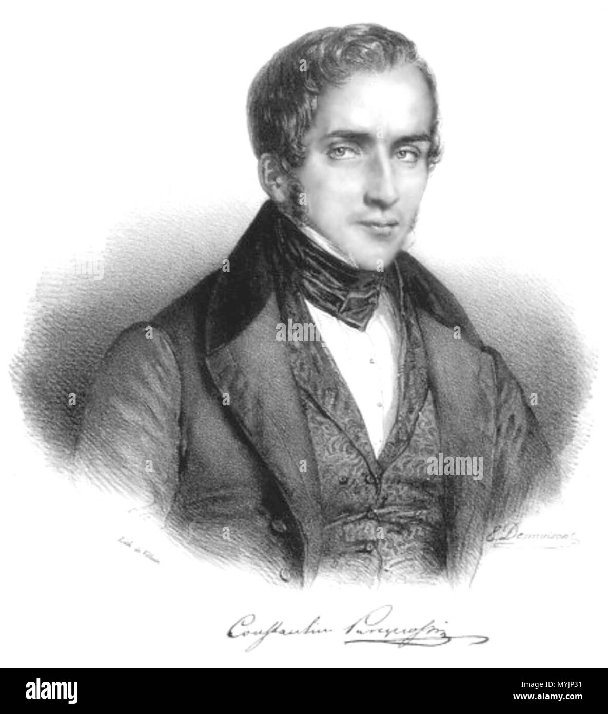 . Konstanty Parczewski . dopo il 1831. Anonimo piastra 301 Konstanty Parczewski Foto Stock