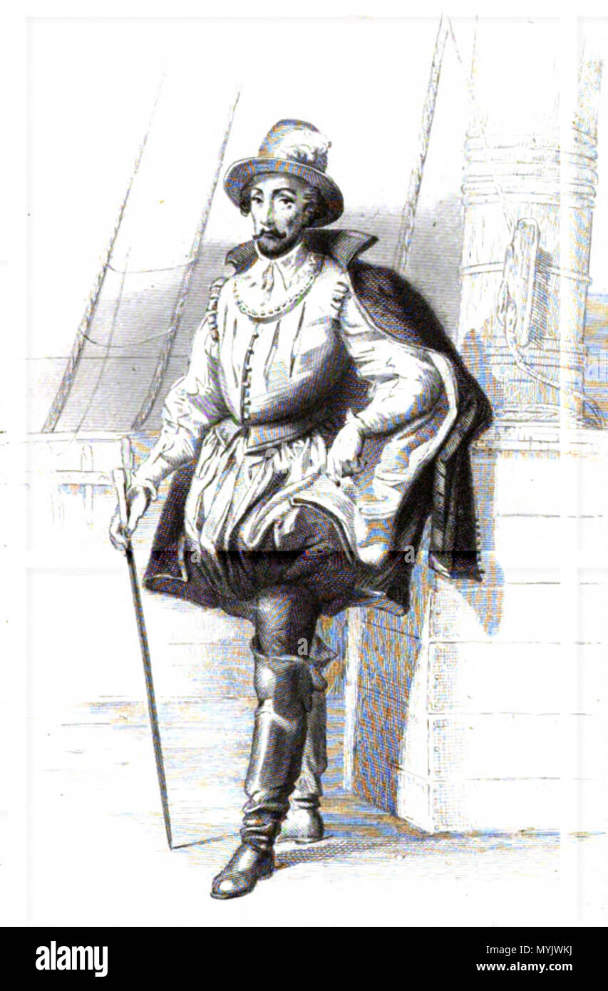 . René Goulaine de Laudonnière . Rouargue frères 314 Laudonniere Foto Stock