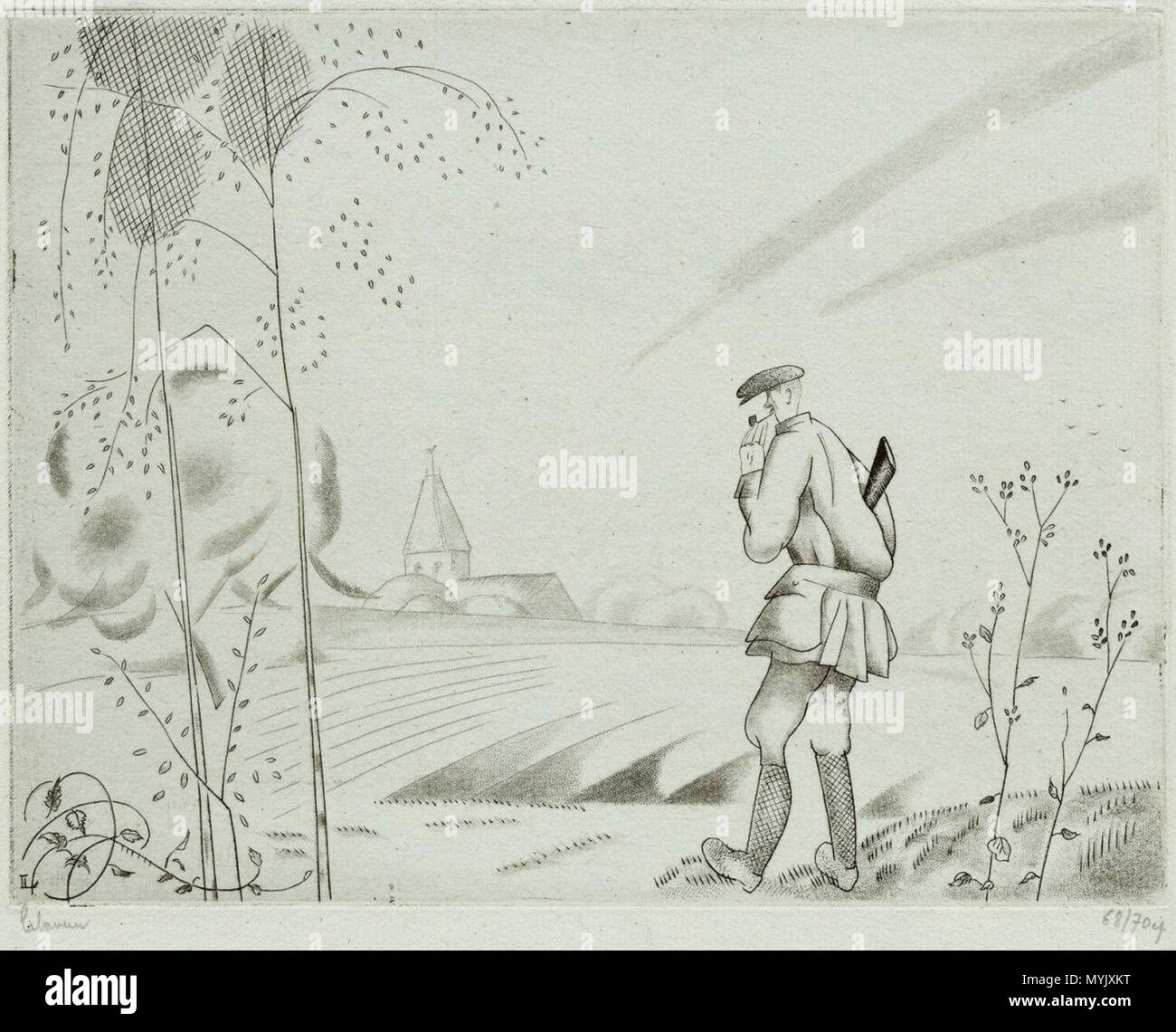 . Français : Le chasseur data de création approssimativa . 1 gennaio 1920. Jean Émile Laboreur 317 Le-chasseur Foto Stock